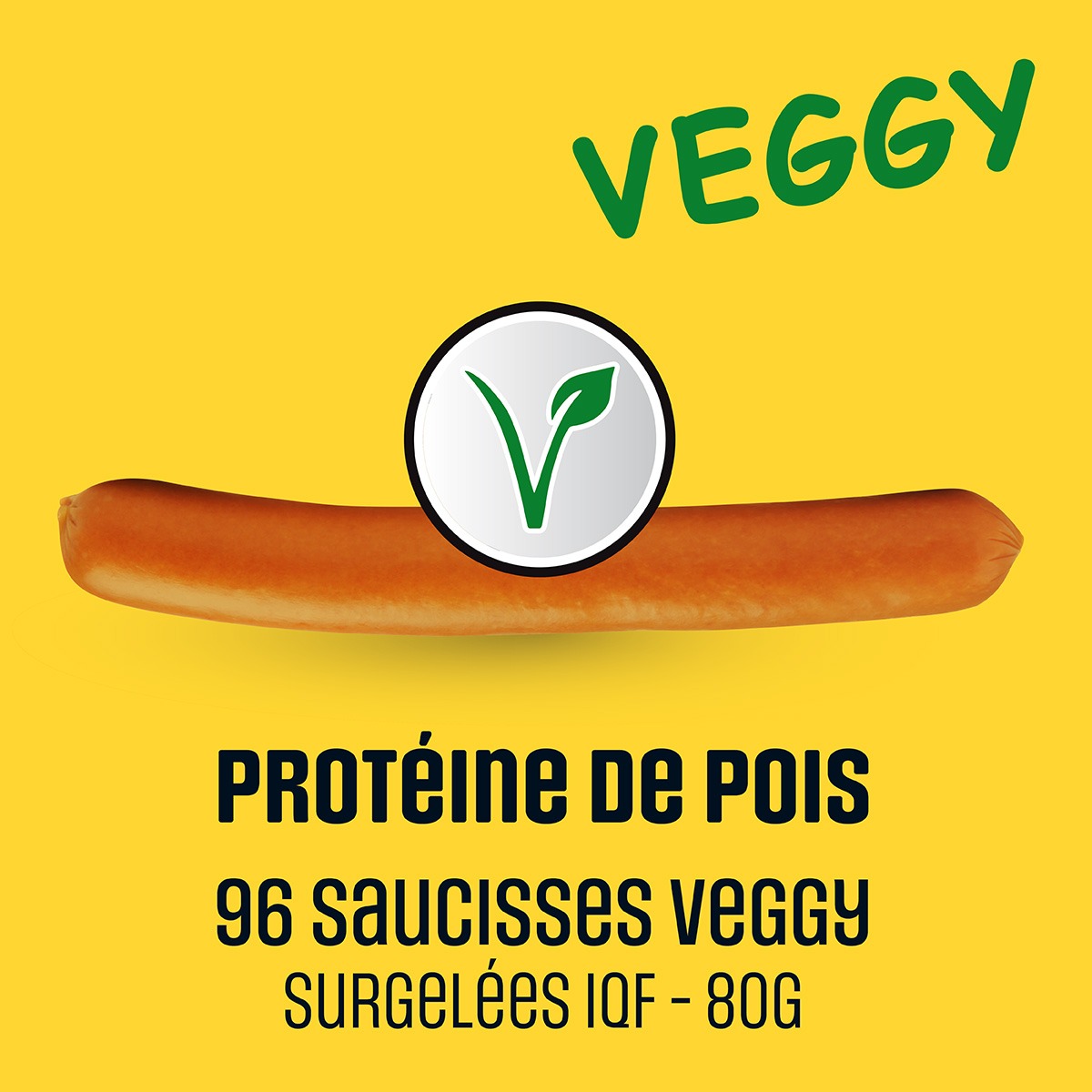 Saucisse Veggie 80g x 96